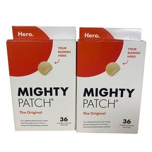 Hero Cosmetics Mighty Patch 2‎ Pack 72 Count Hydrocolloid Zit Blemish Patch